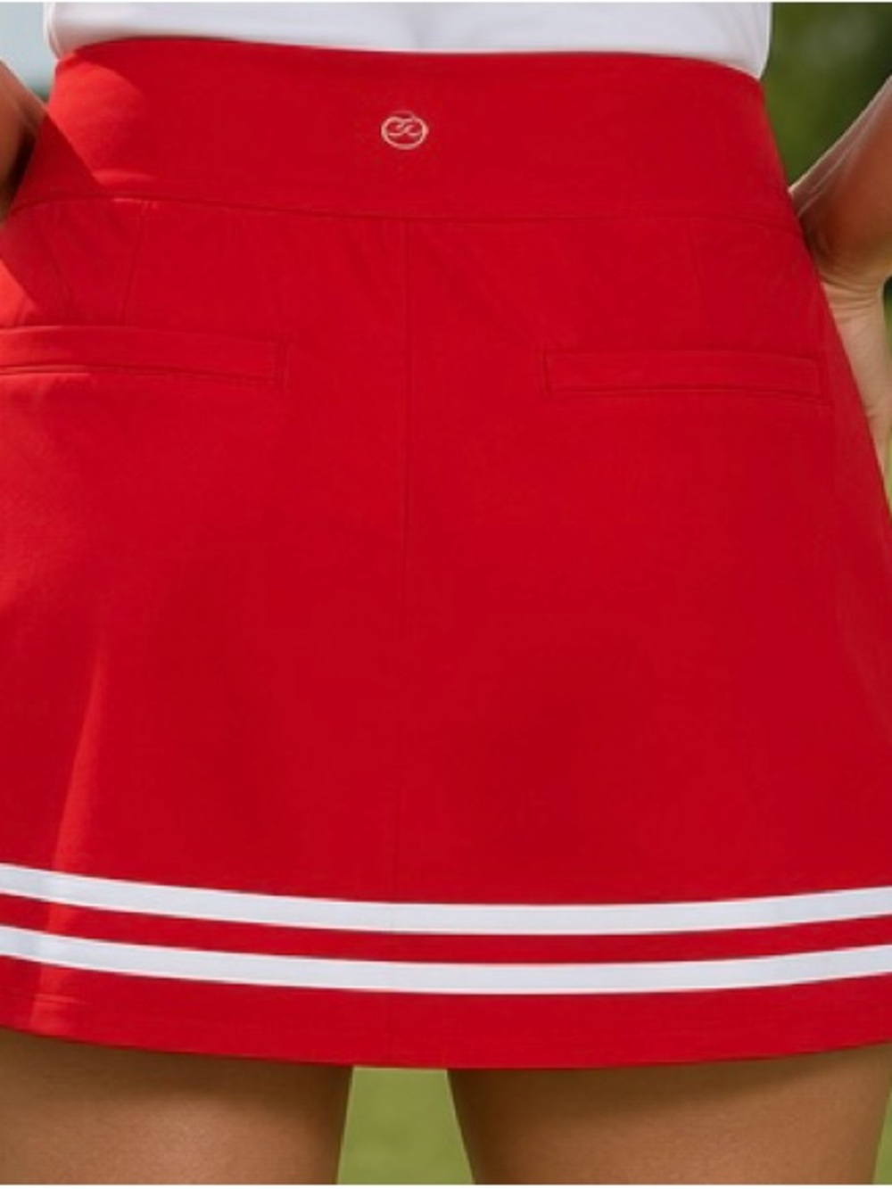 CALIA Truelight Golf Skort NWT Red Tennis Pickleball Athletic Skirt - Picture 2 of 11